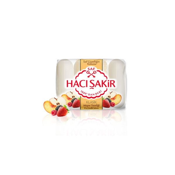 Hacısakır Fruit Freshness Hand and Beauty Soap 4x70gr