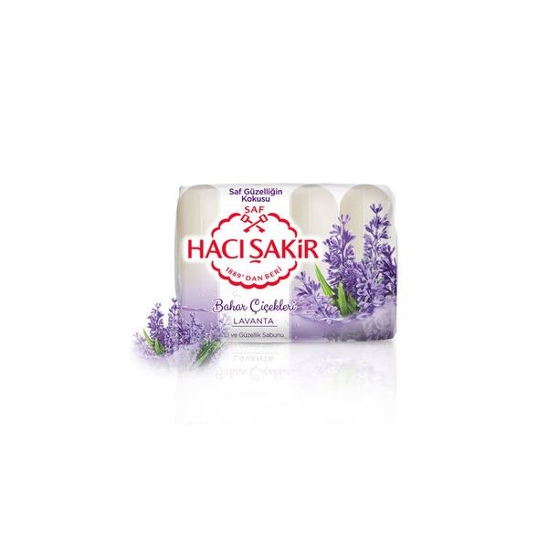 Hacısakır Lavender Hand and Beauty Soap 4x70gr