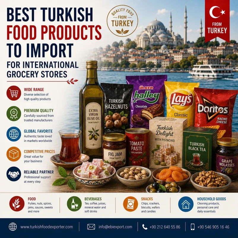 Best Turkish Food Products to Import for International Grocery Stores