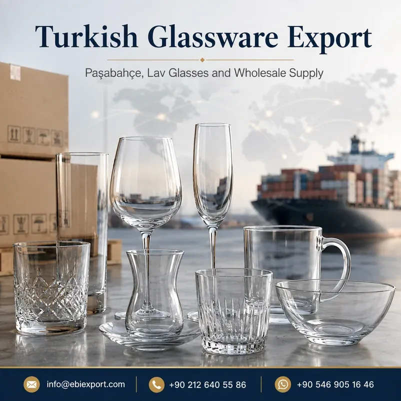 Turkish Glassware Export: Paşabahçe, Lav Glasses and Wholesale Supply